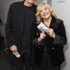 Exclusif - Philippe Geluck et Nicoletta - Backstage de l'enregistrement de l'émission "On est presque en direct" (OEED), présentée par L.Ruquier, et diffusée sur France 2 le 21 novembre 2020 © Jack Tribeca / Bestimage 