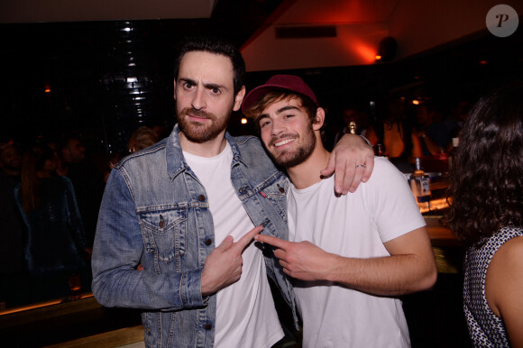 Exclusif - Camille Combal et Clément Rémiens (vainqueur de la 9e édition de DALS en 2018) - After-party de la finale de l'émission "Danse avec les Stars" (DALS) au VIP ROOM à Paris le 23 Novembre 2019. © Rachid Bellak / Bestimage