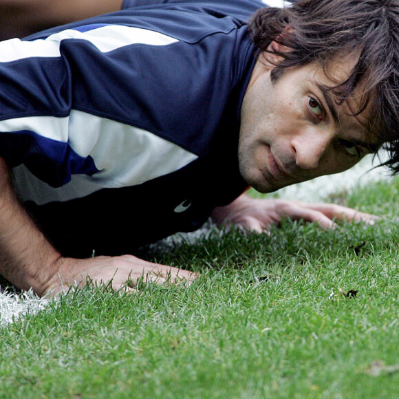 Archives - Christophe Dominici - L'équipe de France rencontre l'Argentine pour un test match en prévision de la coupe du monde de rugby 2007 au Stade de France à Paris. Le 25 novembre 2006  