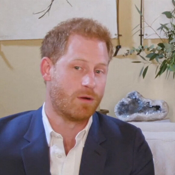 Le prince Harry, duc de Sussex, et Meghan Markle, duchesse de Sussex en interview pour l'émission Engineering A Better World TIME100, le 20 octobre 2020 