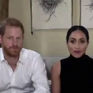 Le prince Harry, duc de Sussex, et Meghan Markle, duchesse de Sussex invités dans un podcast dédié à la santé mentale, le 11 octobre 2020 