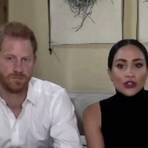 Le prince Harry, duc de Sussex, et Meghan Markle, duchesse de Sussex invités dans un podcast dédié à la santé mentale, le 11 octobre 2020 