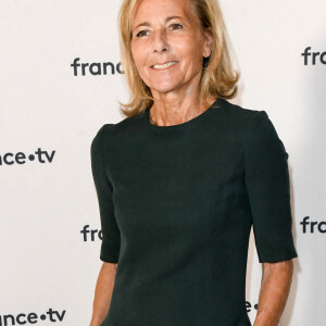 Claire Chazal au photocall de la conférence de presse de France 2 au théâtre Marigny à Paris le 18 juin 2019 © Coadic Guirec / Bestimage