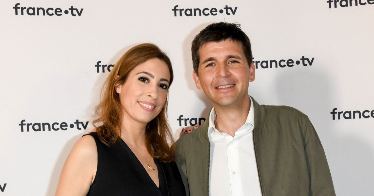 Quelle Est La Compagne De Thomas Sotto Léa Salamé et Thomas Sotto au photocall de la conférence de presse de