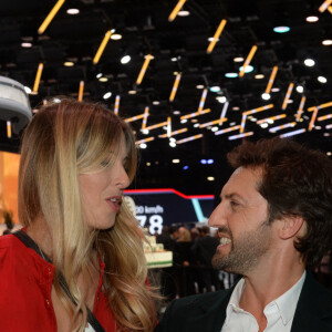 Exclusif - Frédéric Diefenthal et sa compagne Stéphanie - Soirée Renault à l'occasion de l'ouverture de la 120ème édition du Mondial de l'Automobile 2018 au Paris Expo Porte de Versailles à Paris le 2 octobre 2018. © Rachid Bellak/Bestimage 