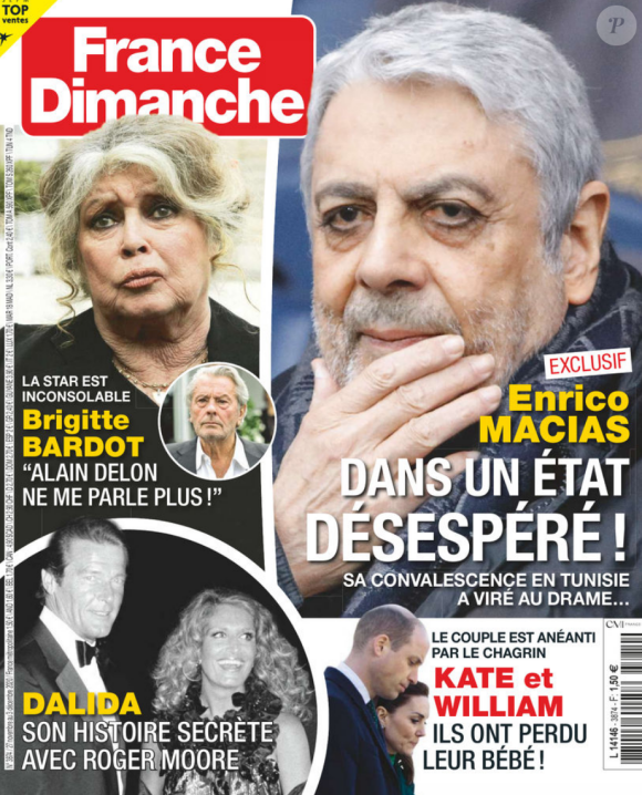 Couverture du dernier numéro de France Dimanche