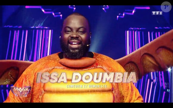 Issa Doumbia était le Dragon - Emission "Mask Singer" du 28 novembre 2020.