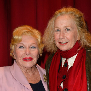 Exclusif - Line Renaud et Brigitte Fossey - Représentation de la pièce "Pleins Feux" au théâtre Hébertot à Paris le 2 février 2017. © Coadic Guirec/Bestimage