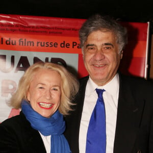 Exclusif - Brigitte Fossey et son mari Yves Samama - Cérémonie d'ouverture du festival du film Russe au cinéma Balzac à Paris. Le 11 mars 2019. © Denis Guignebourg / Bestimage