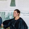 La princesse Victoria et le prince Daniel de Suède lors de l'inauguration de l'exposition "Giacometti, face à face"au Musée d'Art Moderne de Stockholm. Le 8 octobre 2020
