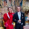 La princesse Victoria de Suède, le prince Daniel - La famille royale de Suède au traditionnel dîner de la cérémonie des Prix Nobel à Stockholm le 11 décembre 2019.