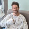 Romain Grosjean donne de ses nouvelles depuis l'hôpital militaire de Bahreïn, sur Instagram, décembre 2020.