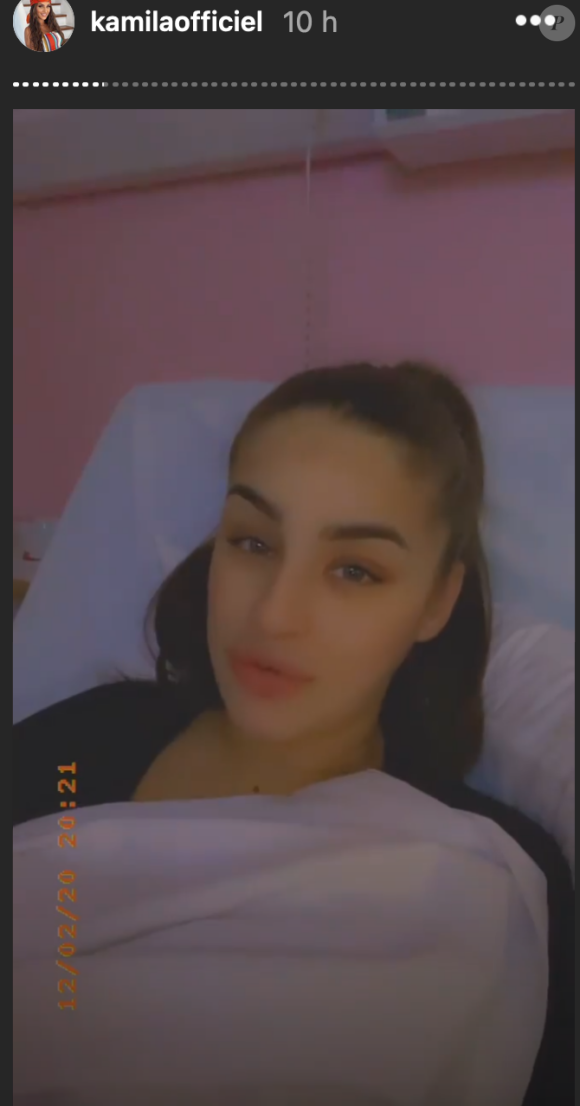Kamila (Secret Story) toujours à l'hôpital après son accouchement, 3 décembre 2020 - Instagram
