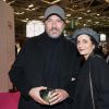 Daniel Lévi et sa femme Sandrine Aboukrat - Cocktail lors de la soirée d'inauguration du 25e Salon du Chocolat en faveur de la Fondation Children of Africa au Parc des Expositions de la Porte de Versailles à Paris le 29 octobre 2019. © Dominique Jacovides-Cyril Moreau/Bestimage