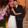 Exclusif - Gil Alma et sa femme Aminata lors de la soirée de gala au profit de la fondation Pompidou à l'hôtel Marcel Dassault à Paris, France, le 28 mars 2019. © Rachid Bellak-LMS/Bestimage 