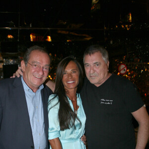 Exclusif - Jean-Pierre Pernaut et sa femme Nathalie Marquay, Jean-Marie Bigard - Soirée au Don Camilo pour le lancement du clip "Radio Aktébo" de l'association Aktebo au profit des enfants malades à Paris le 17 septembre 2019. © JLPPA/Bestimage