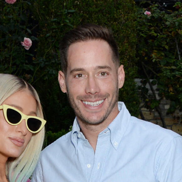 Paris Hilton et son compagnon Carter Reum à Los Angeles, le 15 septembre 2020.