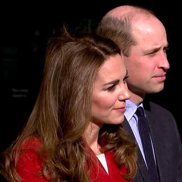 Le prince William, duc de Cambridge, et Catherine (Kate) Middleton, duchesse de Cambridge, visitent l'hôpital St. Bartholomew dans le cadre du projet photographique "Hold Still". Londres.