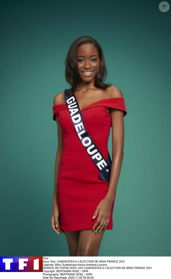 Miss Guadeloupe : Kenza Andreze-Louison, 20 ans, 1,75m, étudiante en licence de géoscience
