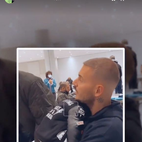 Christian Milian et son fils Isaiah ont assisté au concert de M. Pokora diffusé en direct sur Inlive Stream. Le 8 décembre 2020.