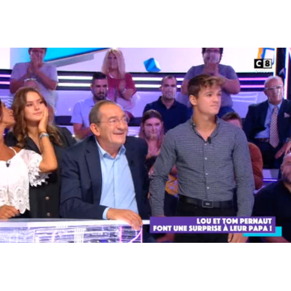 Jean-Pierre Pernaut surpris par ses enfants dans "Touche pas à mon poste" lundi 21 septembre 2020, C8