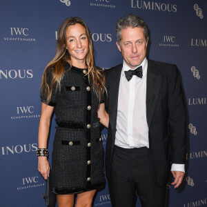 Hugh Grant et sa femme Anna Elisabet Eberstein - People à la soirée de gala "Luminous BFI" à la salle Roundhouse à Londres, le 1er octobre 2019.