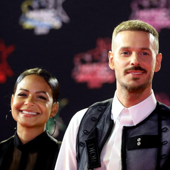 Christina Milian enceinte et son compagnon Matt Pokora (M. Pokora) - 21ème édition des NRJ Music Awards au Palais des festivals à Cannes. © Dominique Jacovides/Bestimage