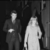 Johnny Hallyday et Sylvie Vartan en 1967.