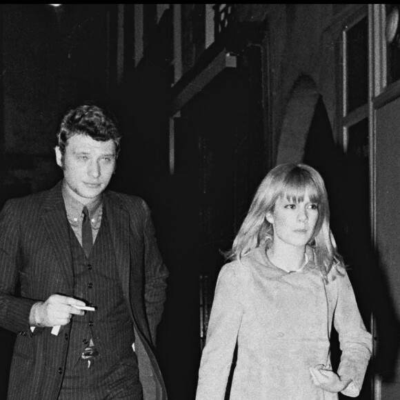 Johnny Hallyday et Sylvie Vartan en 1967.