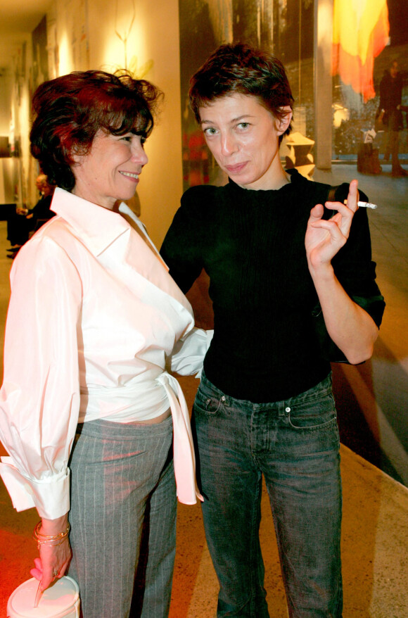 Véronique Colucci et Kate Barry (fille de Jane Birkin) - La Fondation Cartier fête son 20e anniversaire dans ses locaux à Paris.