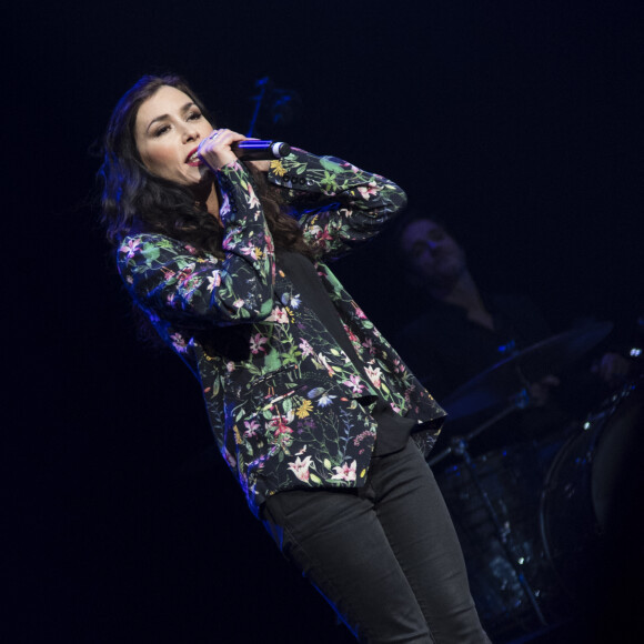 Olivia Ruiz - Concert du 13ème Gala 2018 de l'Association pour la Recherche sur Alzheimer à la salle Pleyel à Paris le 12 février 2018. L'intégralité des bénéfices de cette soirée servira à financer la recherche sur la maladie d'Alzheimer. © Coadic Guirec-Pierre Perusseau/Bestimage