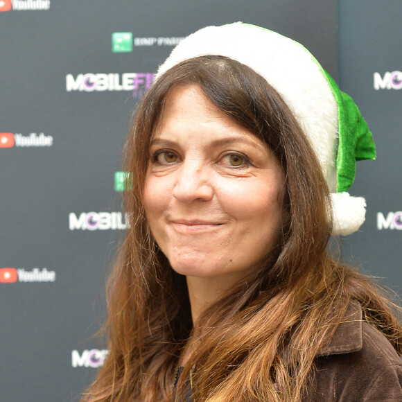 Agnès Jaoui (Présidente du jury du Mobile Film Festival Women's Empowerment) - Press Junket du "Mobile Film Festival, Women's Empowerment" organisé par Anne Pourbaix à Paris, le 7 décembre 2020.