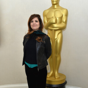 Exclusif - Agnès Jaoui - Remise du prix Gold Fellowship récompensant le travail d'une jeune réalisatrice ou productrice française en partenariat avec Unifrance lors du déjeuner de la Women's Oscars Academy à l'Hôtel Lutétia à Paris le 3 mars 2020. © Giancarlo Gorassini/Bestimage