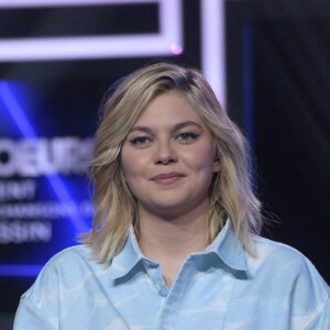 Louane Emera - Enregistrement de l'émission "300 Choeurs chantent Dassin" à Paris. © Tiziano Da Silva / Bestimage