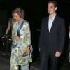 La reine Sofia d'Espagne et le prince Philippos de Grèce - Dîner à l'occasion des 50 ans de mariage du roi Constantin de grèce et de la reine Anne-Marie au musée de l'Acropole à Athènes le 17 septembre 2014