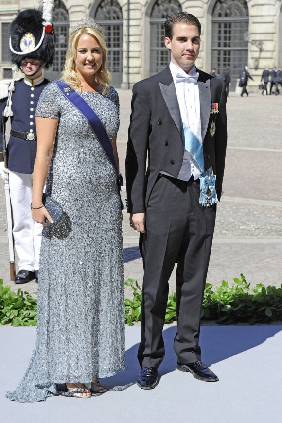 Princesse Theodora de Grece, Prince Philippos de Grece - Mariage de la princesse Madeleine de Suede avec Chris O'Neill au Palais Royal a Stockholm en Suede le 8 juin 2013.