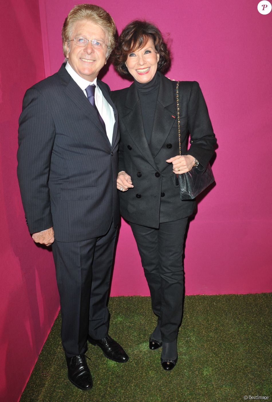 Denise Fabre et son mari Francis Vandenhende Paris le, 13 Juin 2013 Soiree privee Piaget a l