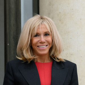 Brigitte Macron accueille son homologue mexicaine, la première Dame Beatriz Gutierrez Muller à l'Elysée. Paris, le 8 octobre 2020. © Jacques Witt / Pool / Bestimage