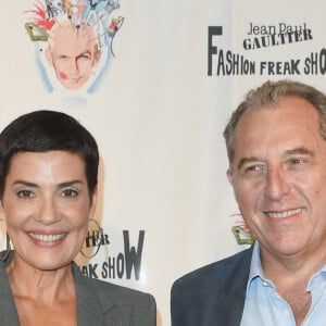 Cristina Cordula et son mari Frédéric Cassin à la générale de la comédie musicale de Jean-Paul Gaultier "Fashion Freak Show" au théâtre des Folies Bergère à Paris le 28 septembre 2018. © Coadic Guirec / Bestimage