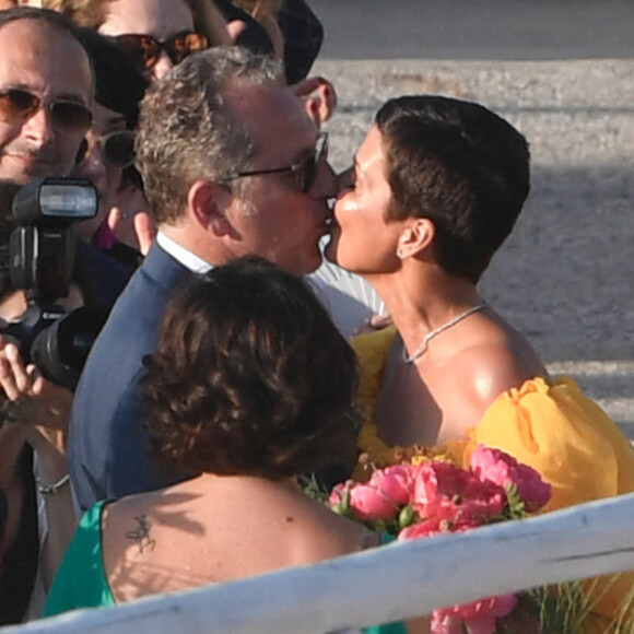 Exclusif - Mariage de Cristina Cordula et Frédéric Cassin au site historique du phare de Punta Carena à Capri, Italie, le 8 juin 2017.