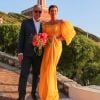 Exclusif - Mariage de Cristina Cordula et Frédéric Cassin au site historique du phare de Punta Carena à Capri, Italie, le 8 juin 2017.