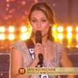   Miss Bourgogne   :   Lou-Anne Lorphelin lors du discours des 5 finalistes de Miss France 2021 le 19 décembre sur TF1  