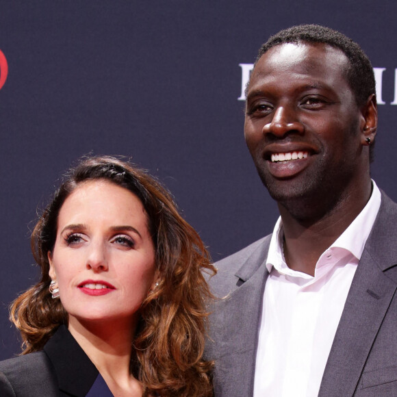 Omar Sy et sa femme Hélène - Première du film "Inferno" à Berlin. Le 10 octobre 2016
