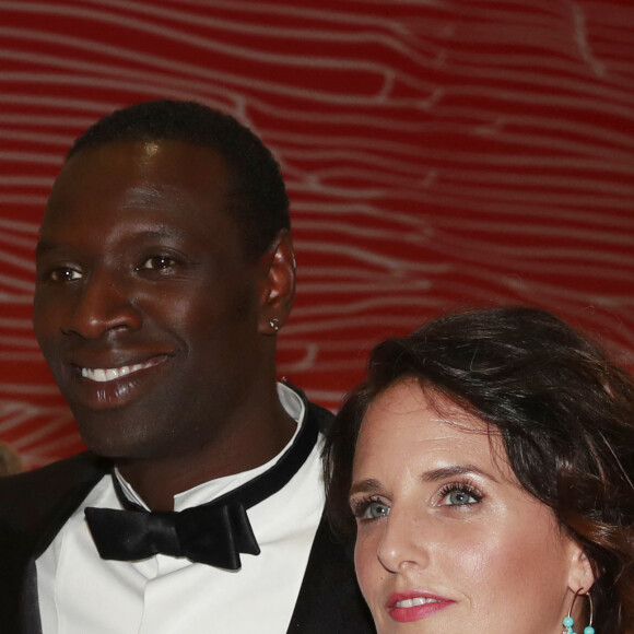 Omar Sy et sa femme Hélène - 68ème gala de la croix rouge Monégasque dans la salle des Etoiles du Sporting Monte-Carlo à Monaco, le 23 juillet 2016. © Claudia Albuquerque/Bestimage 
