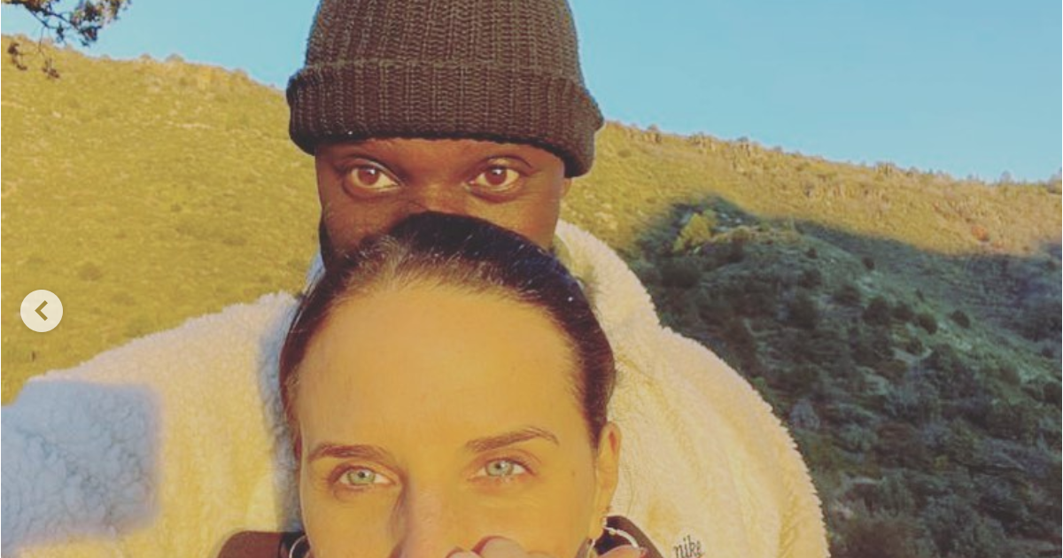 Omar Sy en famille road trip américain avec Hélène et les enfants