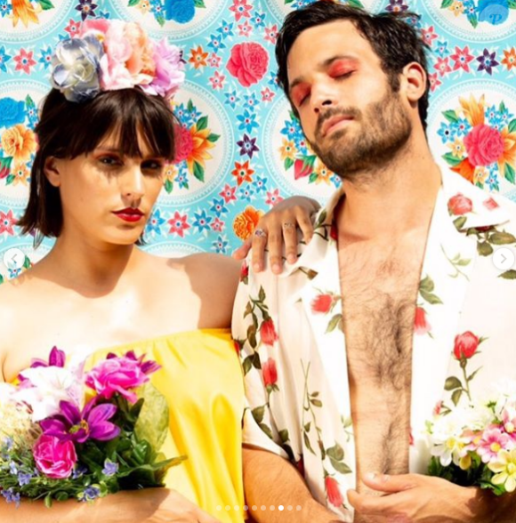 Benoît Michel, acteur de "Clem" (TF1), annonce la grossesse de sa compagne Justine Lautrette sur Instagram le 31 juillet 2019.