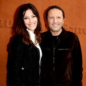 Mareva Galanter et son compagnon Arthur (Jacques Essebag) au village des internationaux de France de tennis à Roland Garros à Paris. © Dominique Jacovides / Bestimage