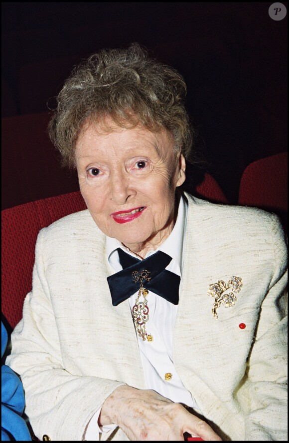 Odette Joyeux à Paris en 1999.