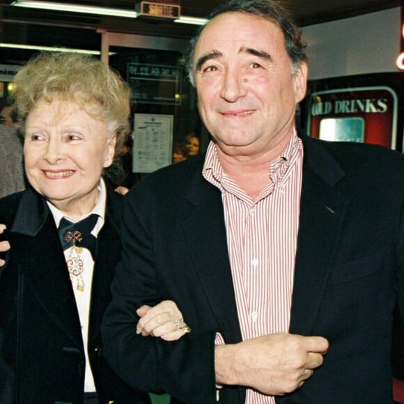 Alexandre Brasseur, Odette Joyeux et Claude Brasseur en mars 1998.