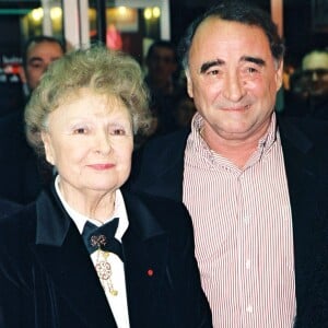 Odette Joyeux et Claude Brasseur à Beauvais le 22 mars 1998.